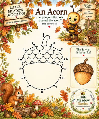 An Acorn Dot-to-Dot